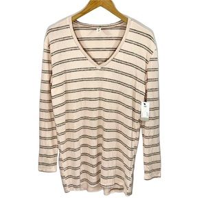 🎄3/$15 BP Lightweight Striped V-Neck Sweater XS